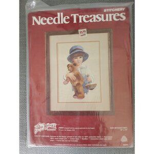 Vtg 1979 Jimmy By Jan Hagar Needle Treasures Cross Stitch Kit Sealed